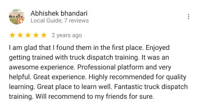 Reviews from Google Maps